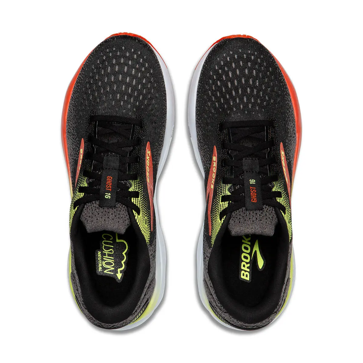 Brooks Herrenlaufschuhe Ghost 16, neutrale Laufschuhe für tägliches Training mit DNA Loft v3 Dämpfung, schwarz - Image 6
