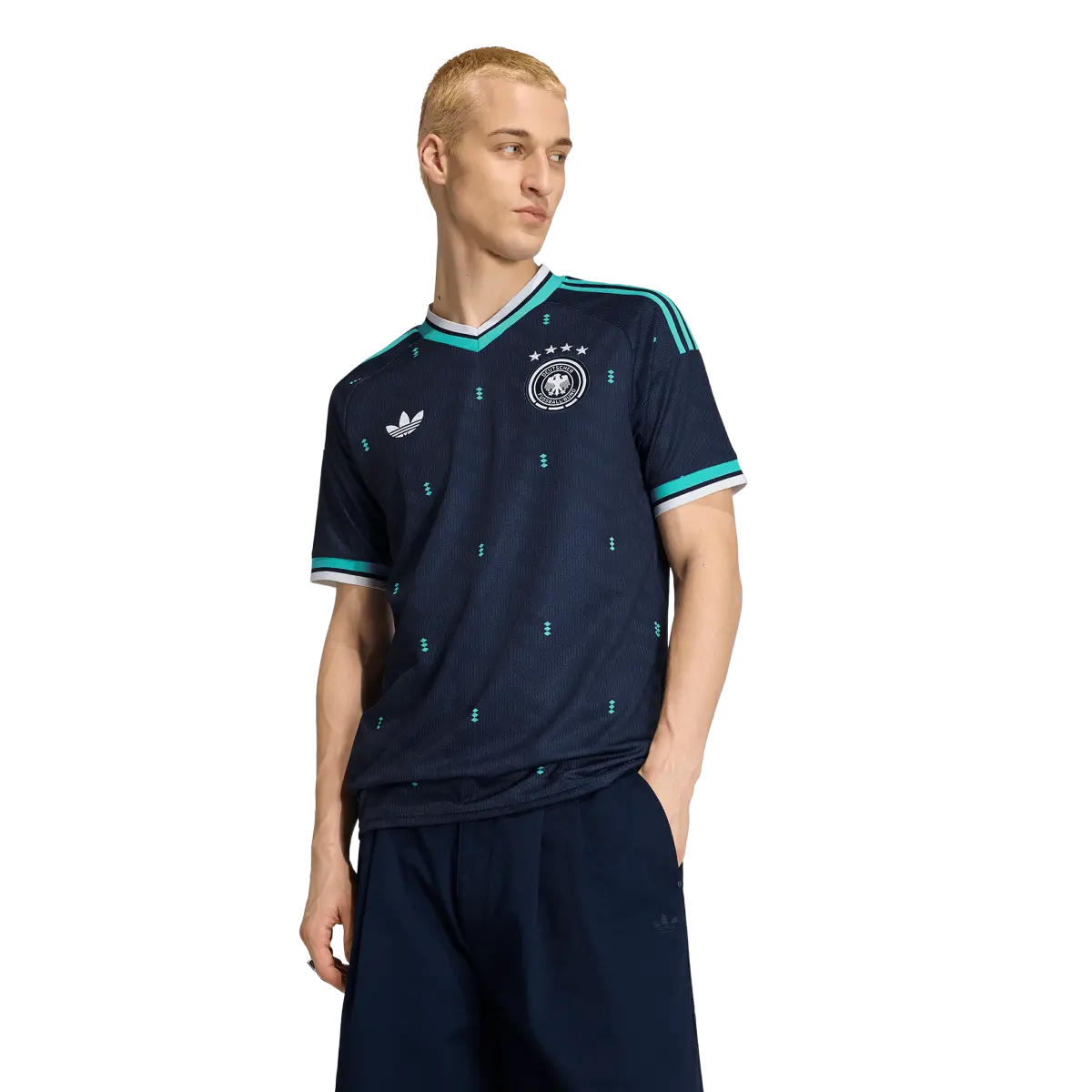 DFB Herrenfußballshirt Away Trikot, Auswärtstrikot mit Climacool für Spiel, Training und Fan Einsatz - Image 4