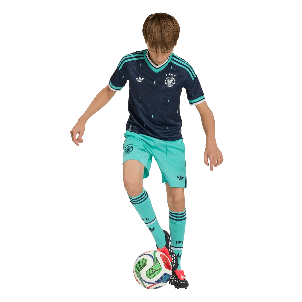 DFB Kinderfußballshirt Away Jersey Kids, Kinder Auswärtstrikot mit Climacool für Spiel, Training und Fan Einsatz - Image 5