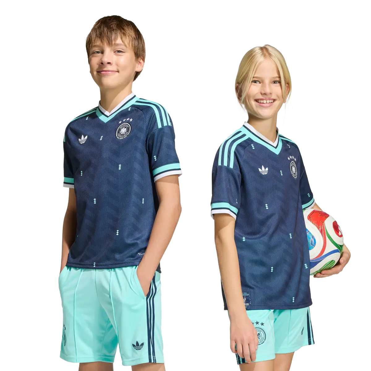 DFB Kinderfußballshirt Away Jersey Kids, Kinder Auswärtstrikot mit Climacool für Spiel, Training und Fan Einsatz - Image 9