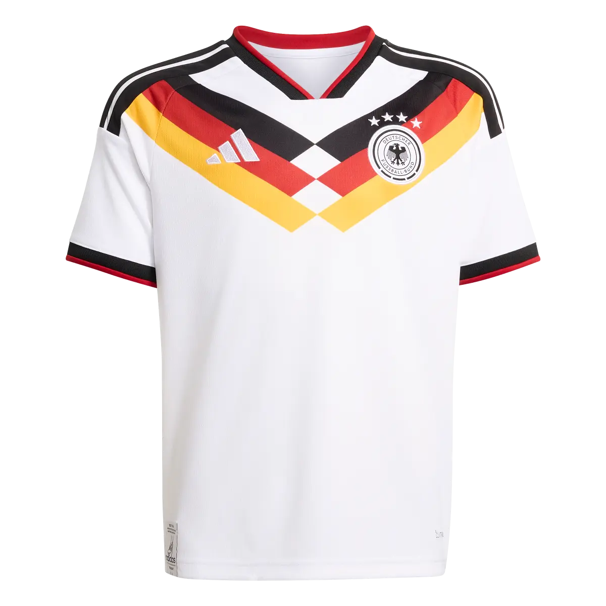 DFB Kinderfußballshirt Home Jersey 2026, Heimtrikot mit Climacool für Training, Spiel und Fan Einsatz