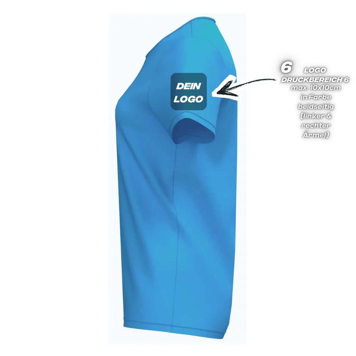 Erima Damenlaufshirt Intro Funktionsteamshirt, curacao - Image 3