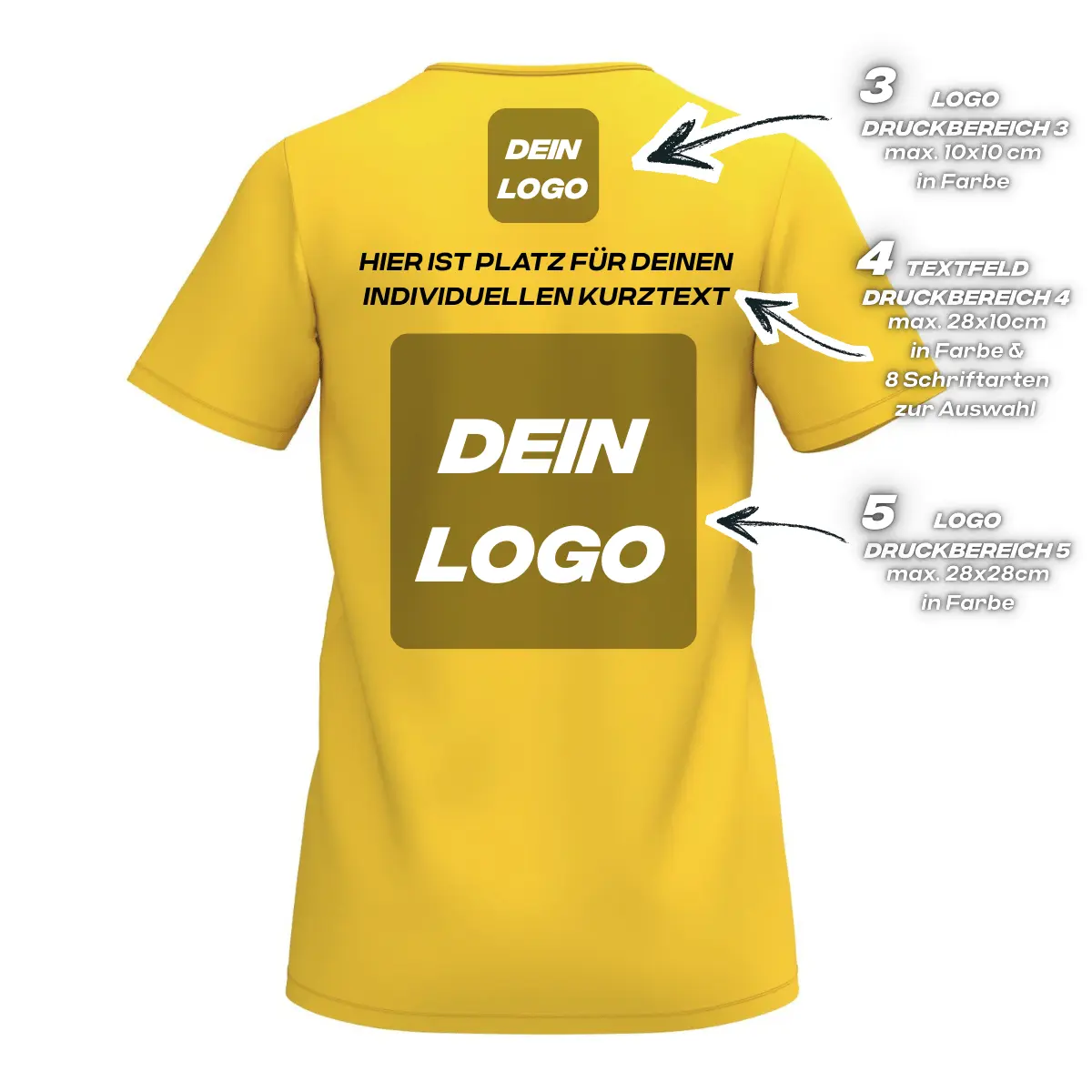 Erima Damenlaufshirt Intro Funktionsteamshirt, gelb - Image 2