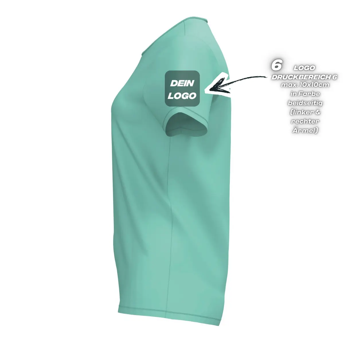 Erima Damenlaufshirt Intro Funktionsteamshirt, mint - Image 3