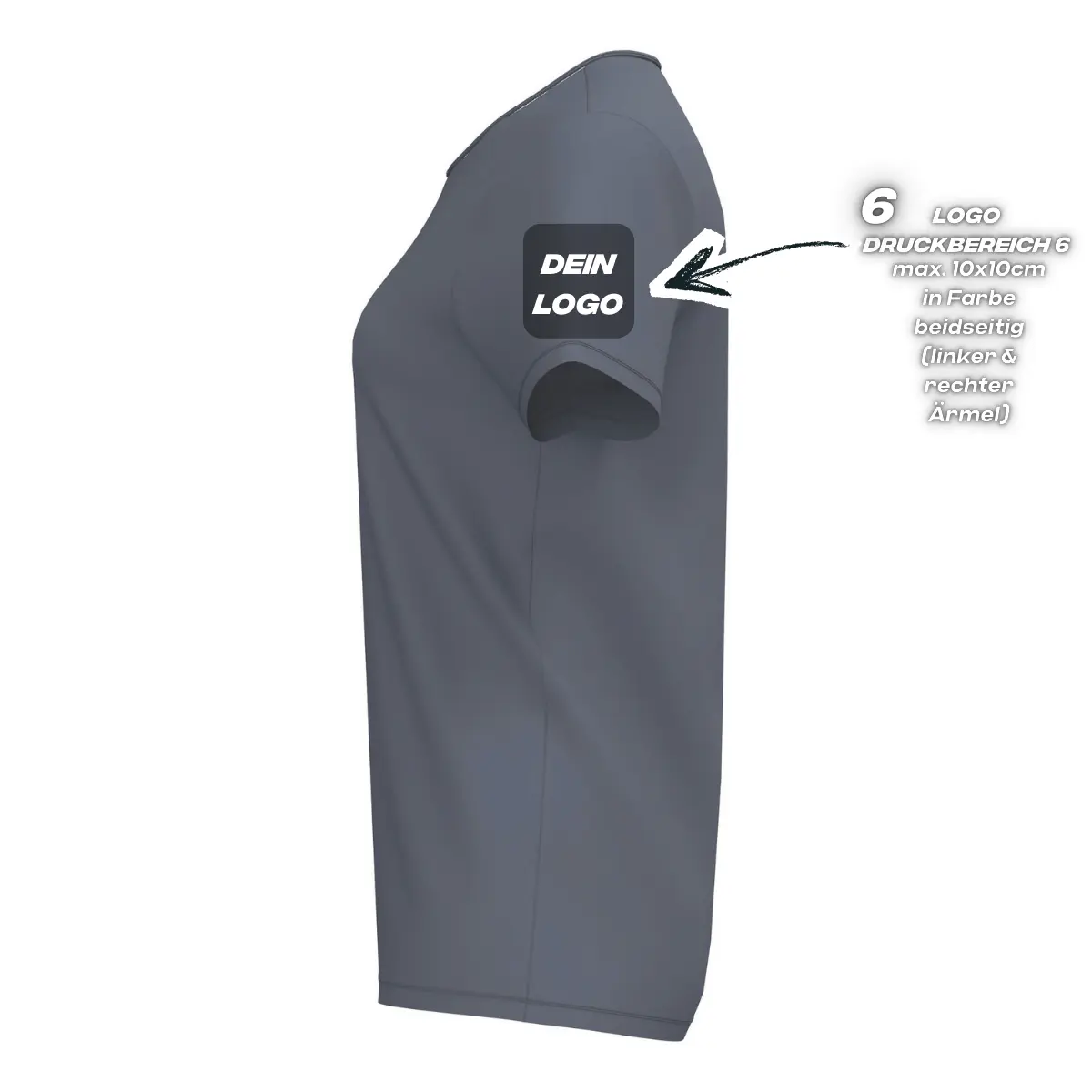 Erima Damenlaufshirt Intro Funktionsteamshirt, slate grey - Image 3