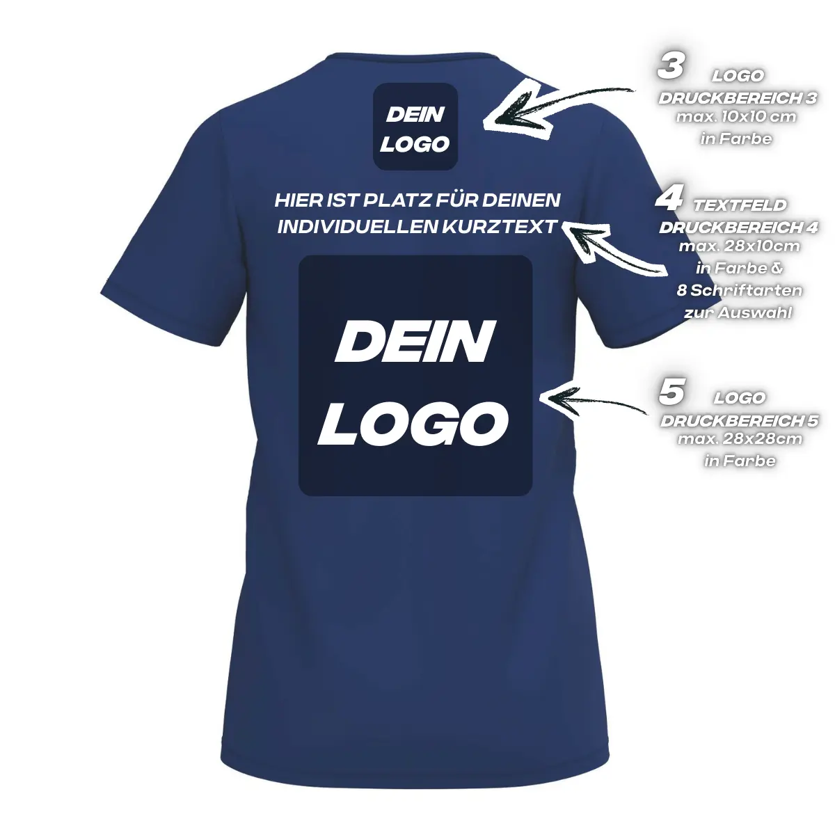 Erima Damenlaufshirt Intro Funktionsteamshirt, new navy - Image 2