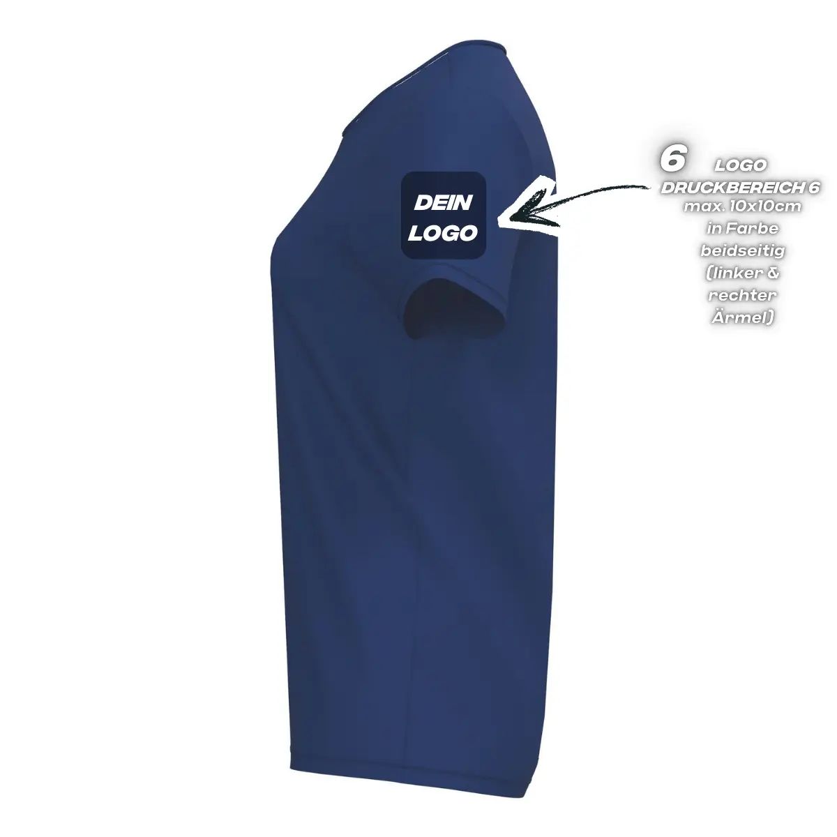 Erima Damenlaufshirt Intro Funktionsteamshirt, new navy - Image 3
