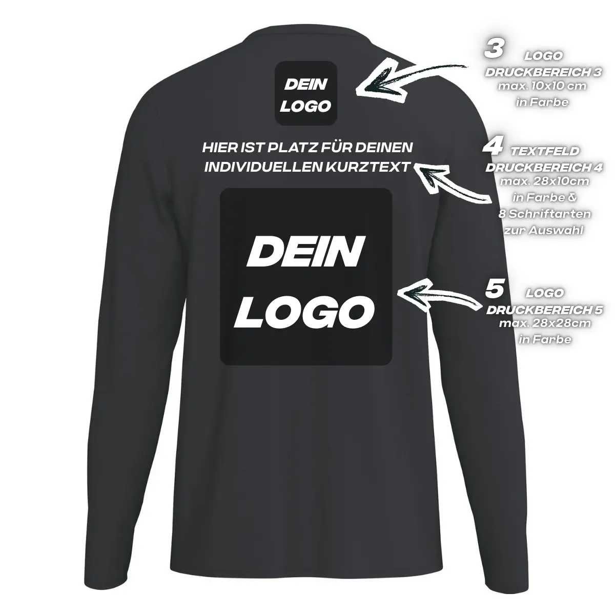 Erima Unisexlaufshirt Intro Funktionsteamshirt longsleeve, schwarz - Image 2