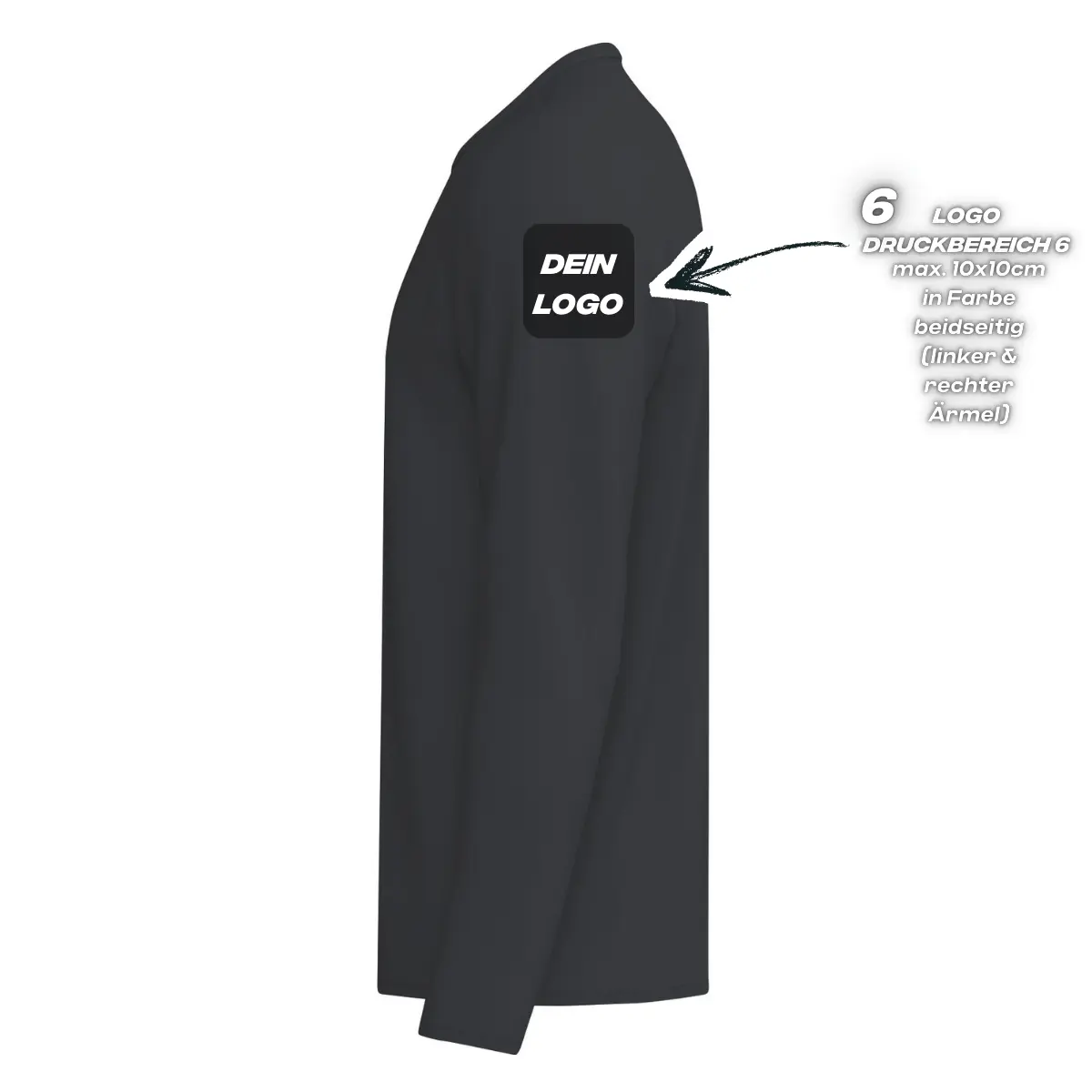 Erima Unisexlaufshirt Intro Funktionsteamshirt longsleeve, schwarz - Image 3