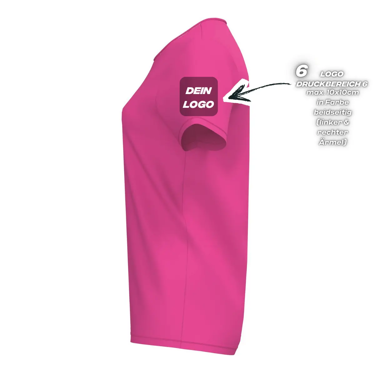 Erima Damenlaufshirt Intro Funktionsteamshirt, pink - Image 3