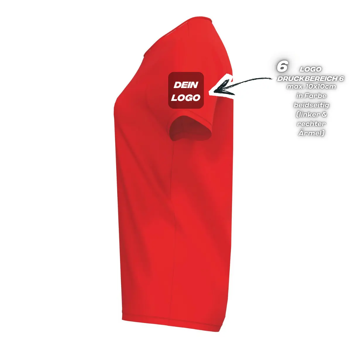 Erima Damenlaufshirt Intro Funktionsteamshirt, rot - Image 3