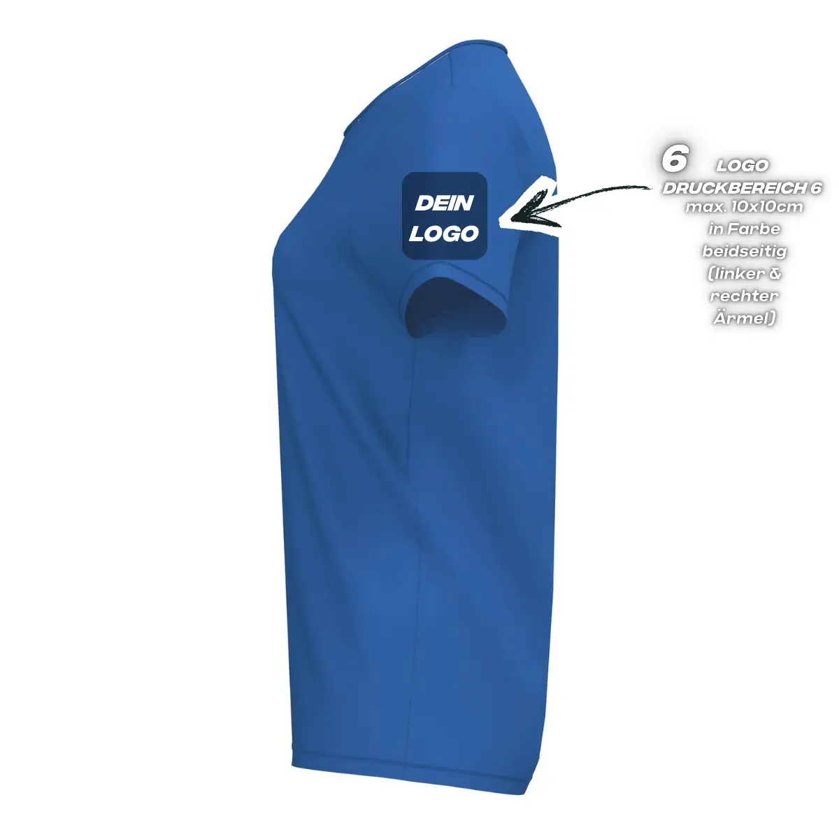 Erima Damenlaufshirt Intro Funktionsteamshirt, new royal - Image 3