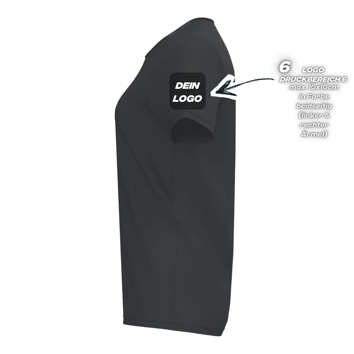 Erima Damenlaufshirt Intro Funktionsteamshirt, schwarz - Image 3