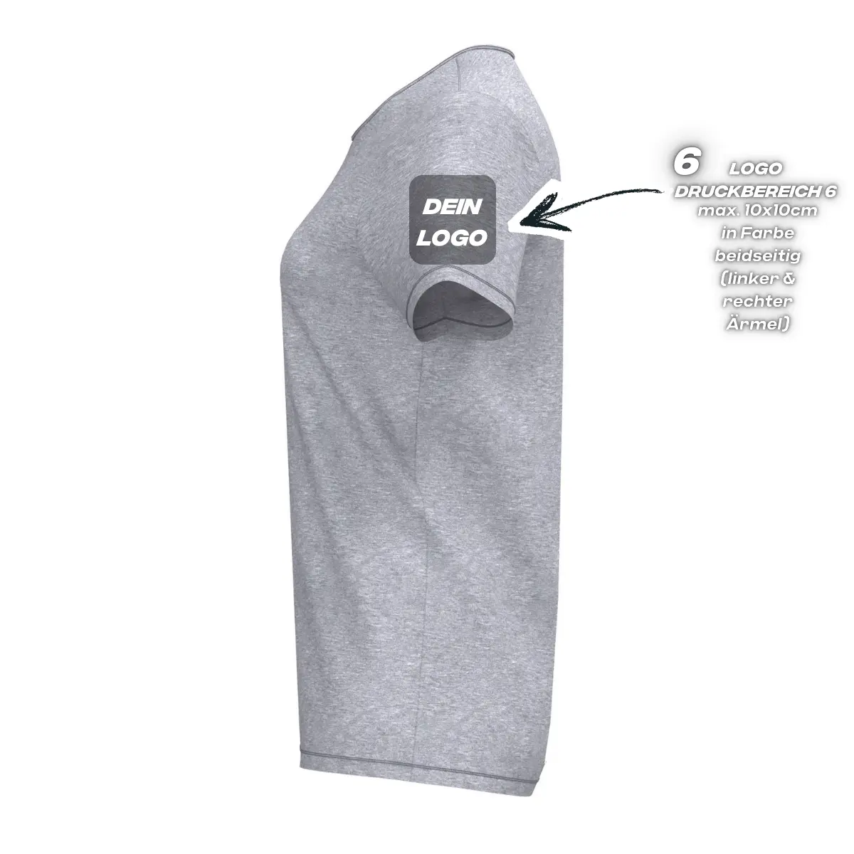 Erima Damenlaufshirt Intro Funktionsteamshirt, grau melange - Image 3