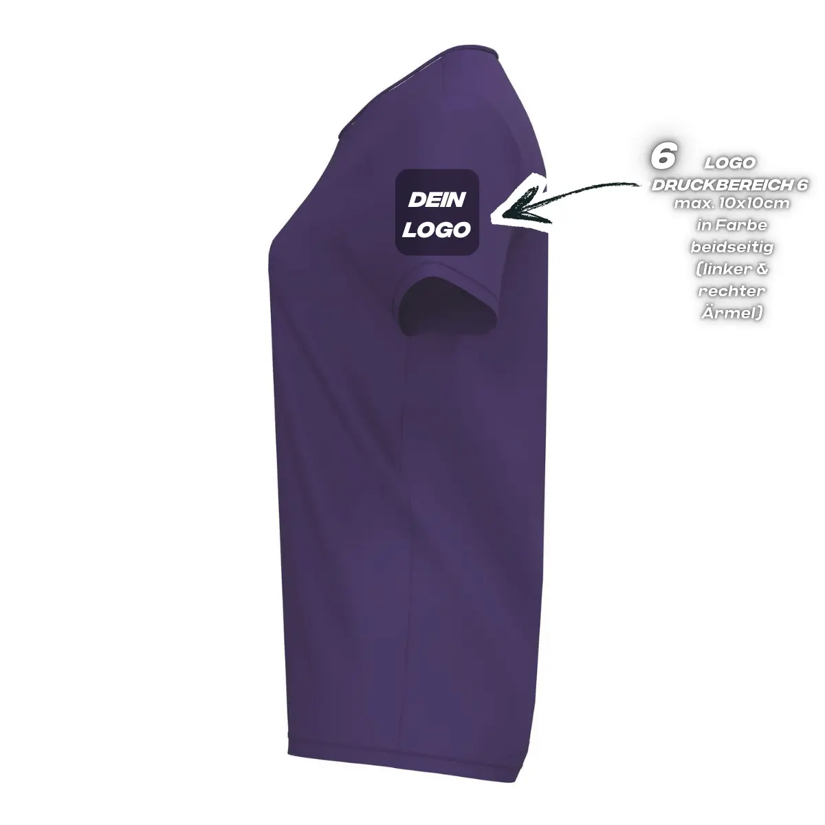 Erima Damenlaufshirt Intro Funktionsteamshirt, violet - Image 3