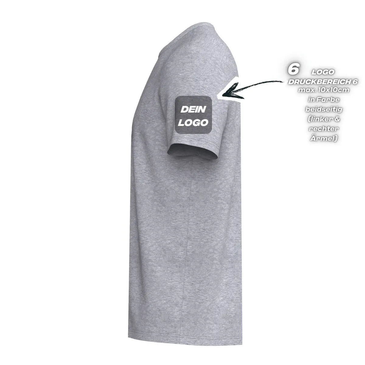 Erima Herrenlaufshirt Intro Funktionsteamshirt, grau melange - Image 3