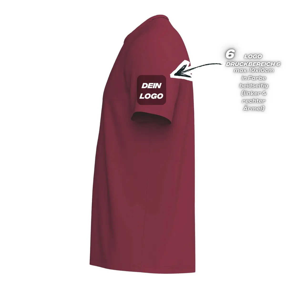 Erima Herrenlaufshirt Intro Funktionsteamshirt, new bordeaux - Image 3
