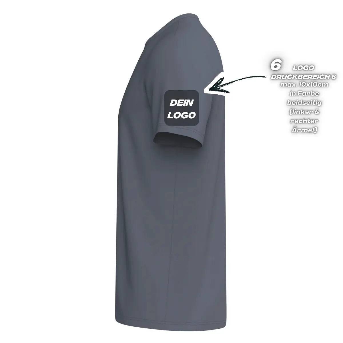 Erima Herrenlaufshirt Intro Funktionsteamshirt, slate grey - Image 3