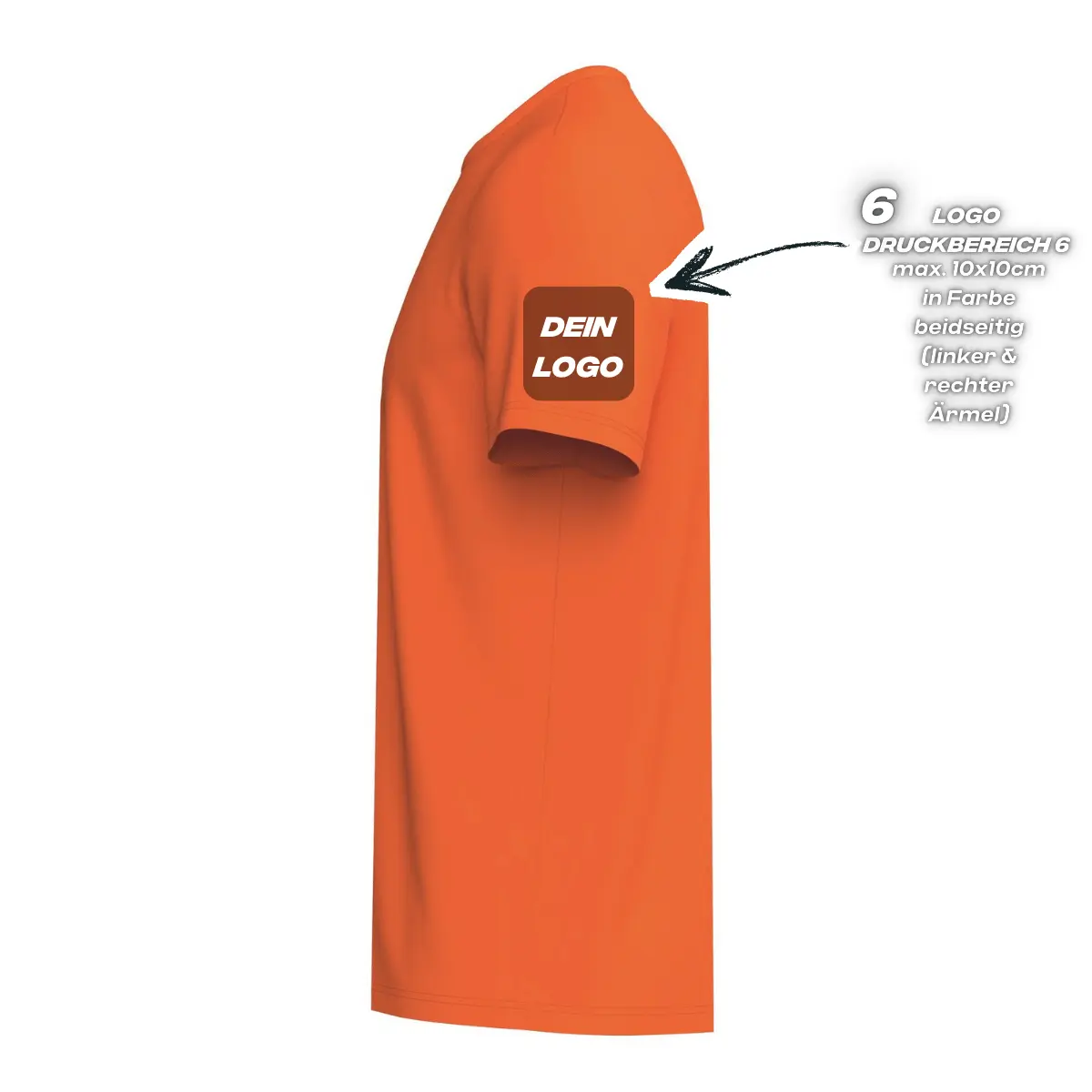 Erima Herrenlaufshirt Intro Funktionsteamshirt, orange - Image 3