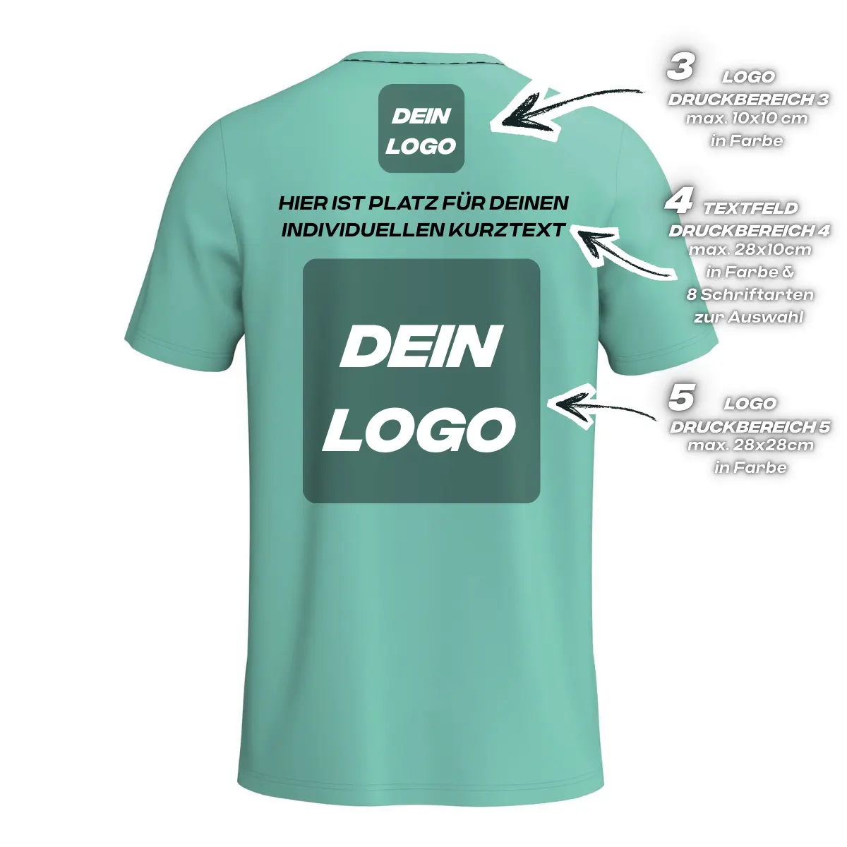 Erima Herrenlaufshirt Intro Funktionsteamshirt, mint - Image 2
