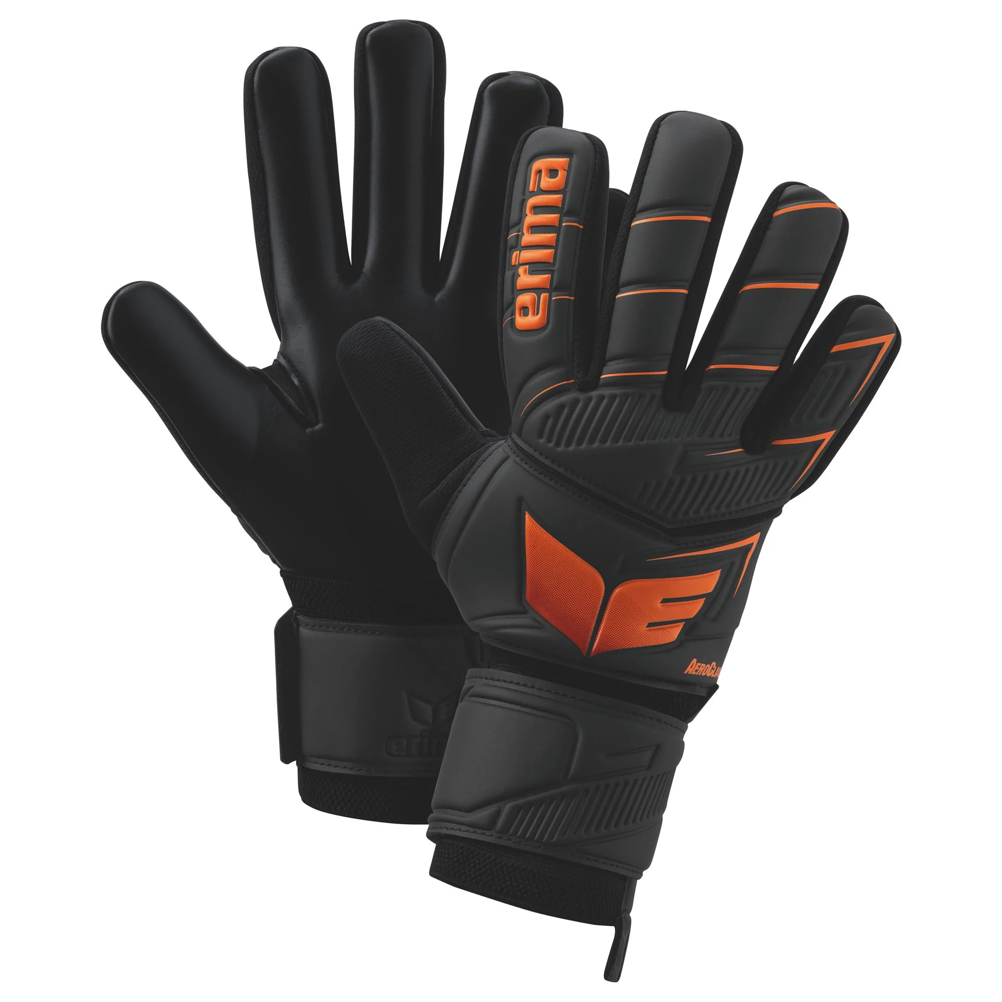 Erima Kindertorwarthandschuhe AeroClaw New Talent, Torwarthandschuhe für Kinder mit Enduro Grip und Negative Cut für Training und Spiel