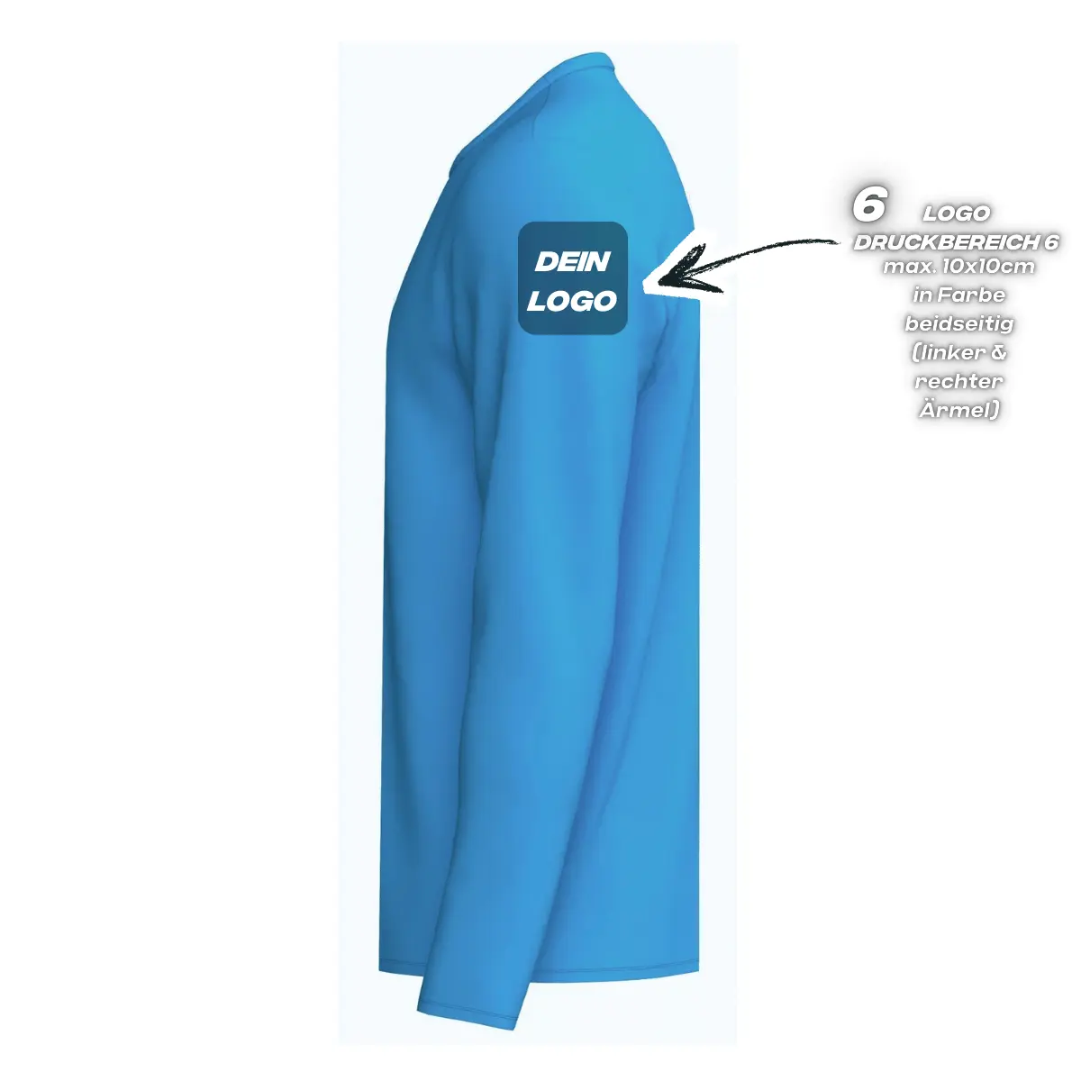 Erima Unisexlaufshirt Intro Funktionsteamshirt longsleeve, curacao - Image 3