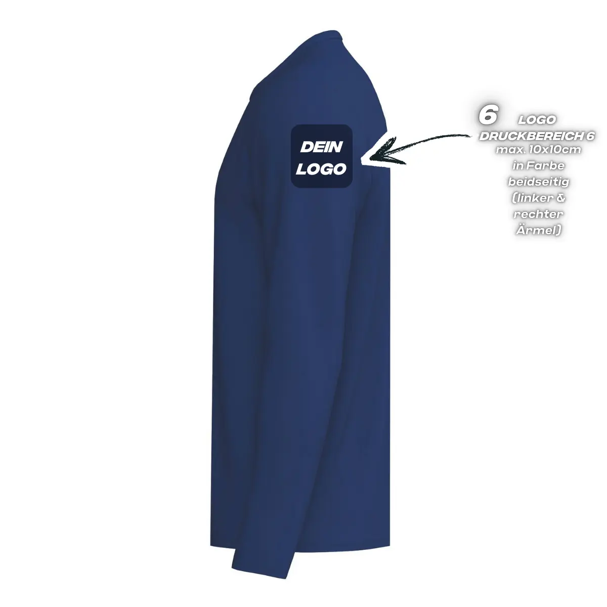 Erima Unisexlaufshirt Intro Funktionsteamshirt longsleeve, new navy - Image 3