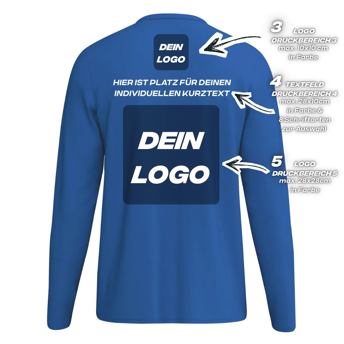 Erima Unisexlaufshirt Intro Funktionsteamshirt longsleeve, new royal - Image 2