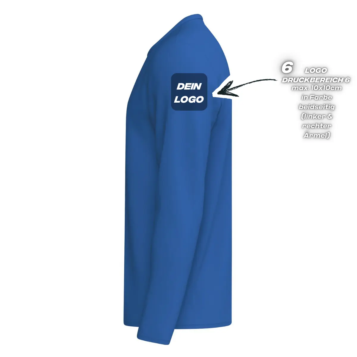 Erima Unisexlaufshirt Intro Funktionsteamshirt longsleeve, new royal - Image 3