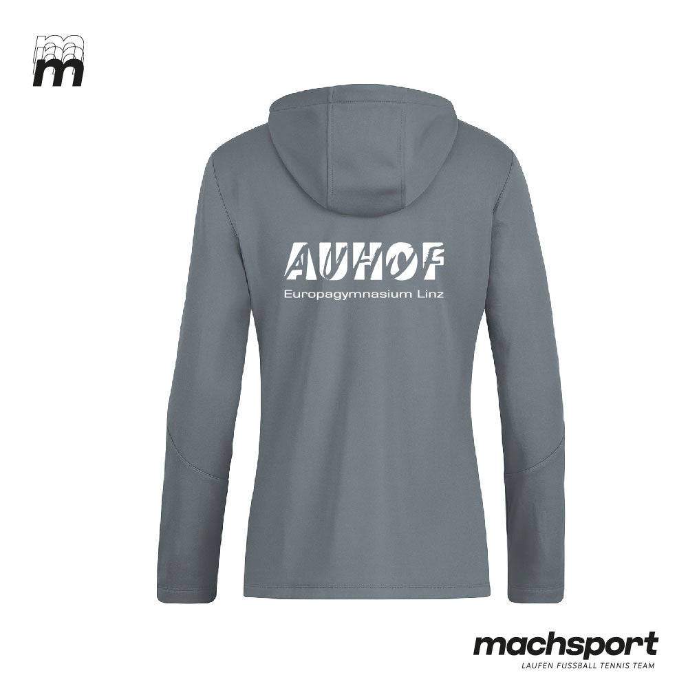Europagymnasium Auhof Kapuzenjacke Damen grau - Image 2