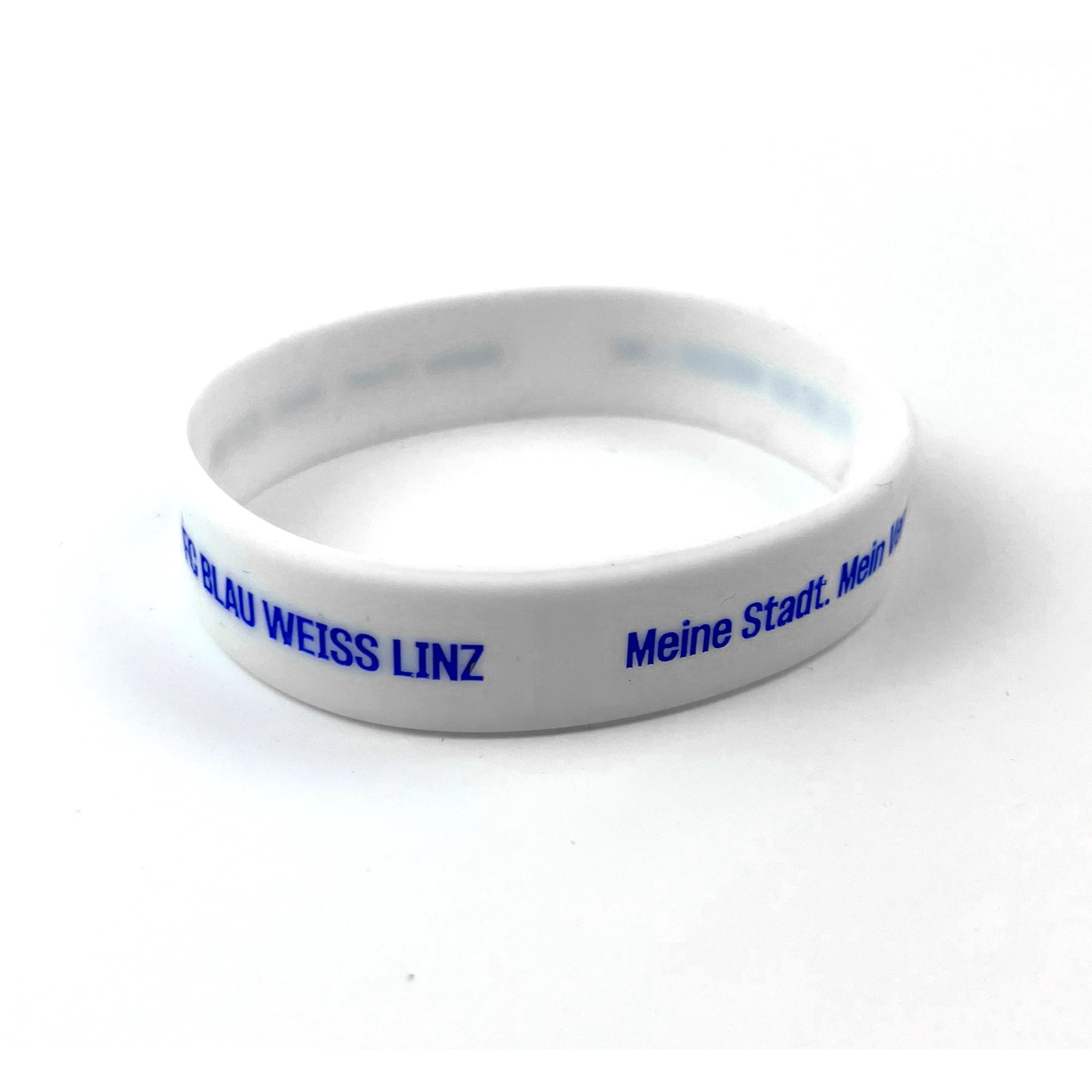FC Blau-Weiß Linz Silikonarmband Weiß