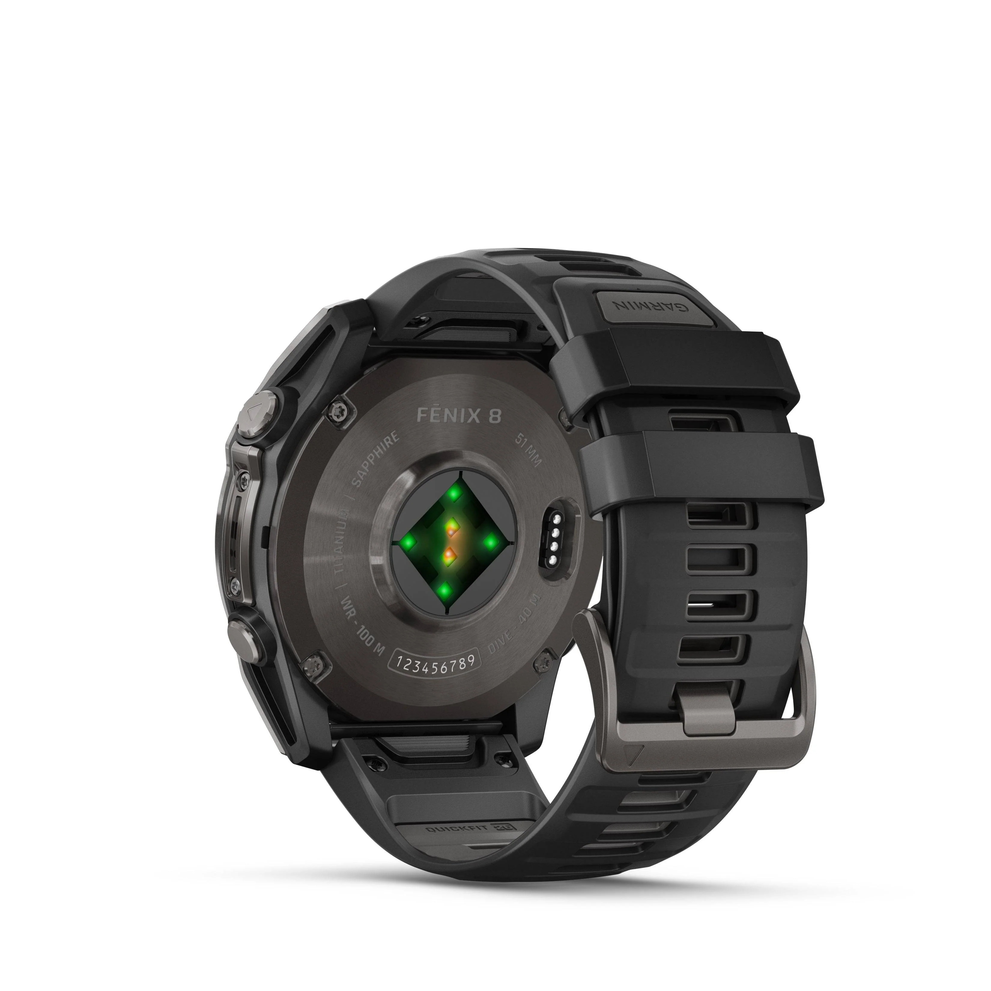 Garmin Fenix® 8 – 51 mm, AMOLED, Sapphire, Schwarz/Carbongrau DLC Titan - Image 3