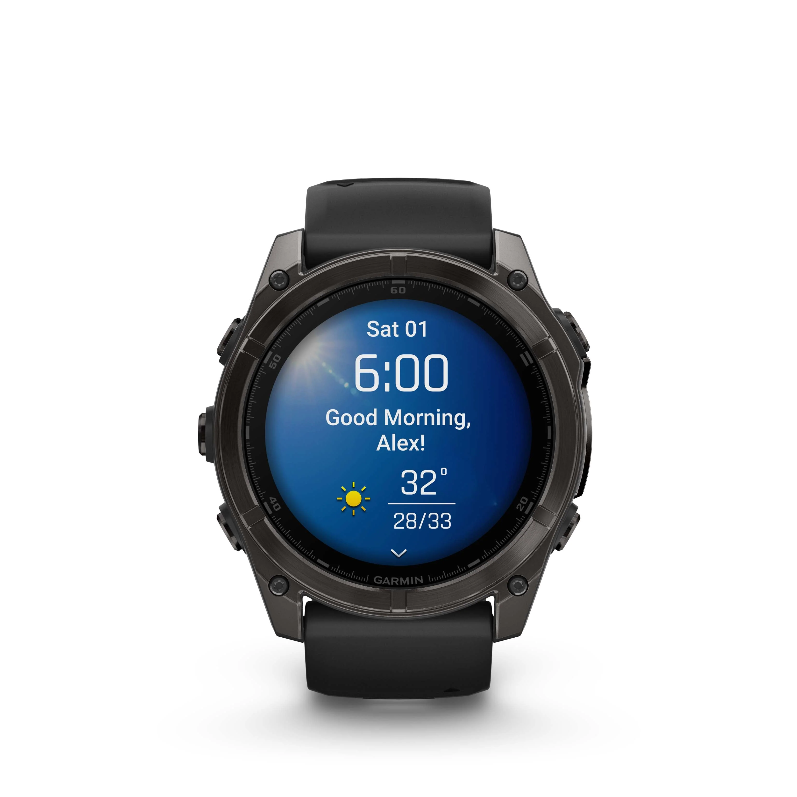 Garmin Fenix® 8 – 51 mm, AMOLED, Sapphire, Schwarz/Carbongrau DLC Titan - Image 6