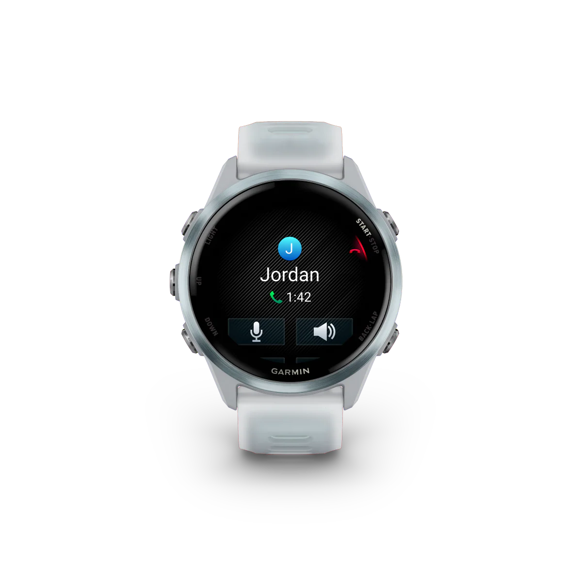 Garmin Forerunner 570 - 42mm Steinweiss/Cloud Blue Aluminium - Image 6