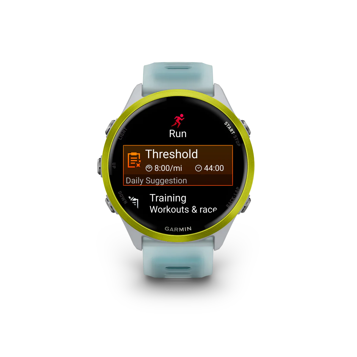Garmin Forerunner 570 - 47mm Steinweiss/Amp Yellow Aluminium - Image 4