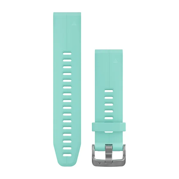 Garmin Quickfit-Armbänder (20 mm) Silikon Frostblau