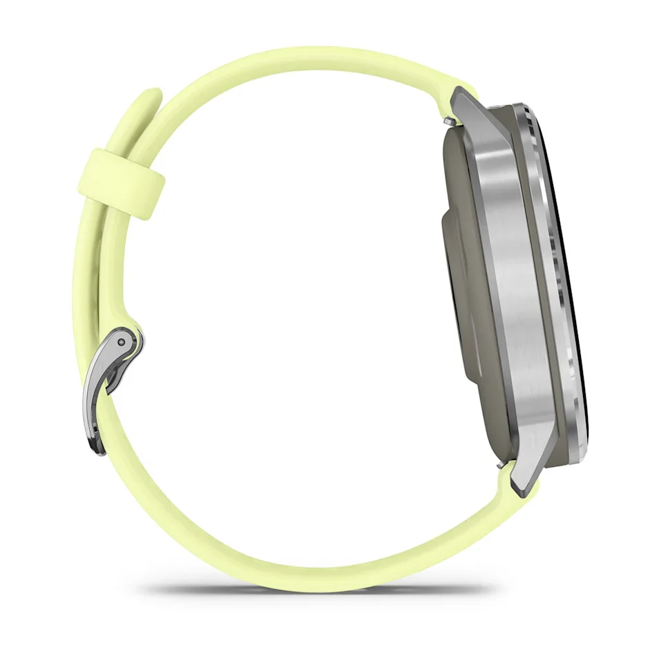 Garmin Venu® 4 - 45 mm Grau/Silber mit Schnellwechsel-Silikon-Armband 22 mm Zitrone - Image 7