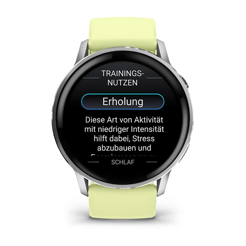 Garmin Venu® 4 - 45 mm Grau/Silber mit Schnellwechsel-Silikon-Armband 22 mm Zitrone - Image 8