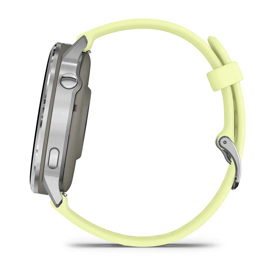 Garmin Venu® 4 - 45 mm Grau/Silber mit Schnellwechsel-Silikon-Armband 22 mm Zitrone - Image 9