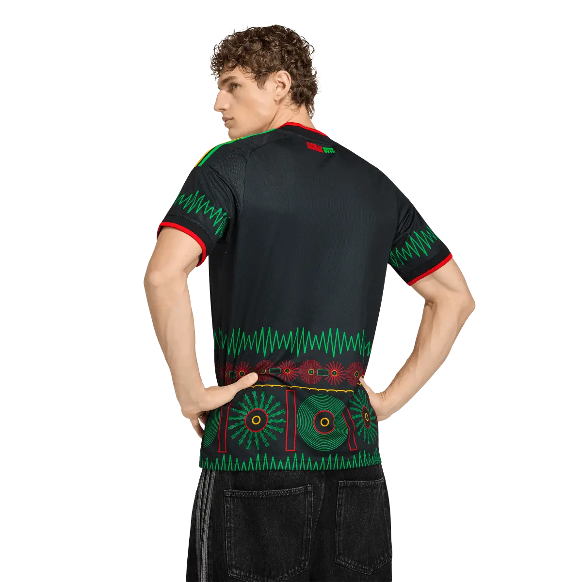 Jamaika Herrenfußballshirt Away Jersey 2026, Bob Marley Auswärtstrikot mit Climacool für Spiel und Fanmomente - Image 6