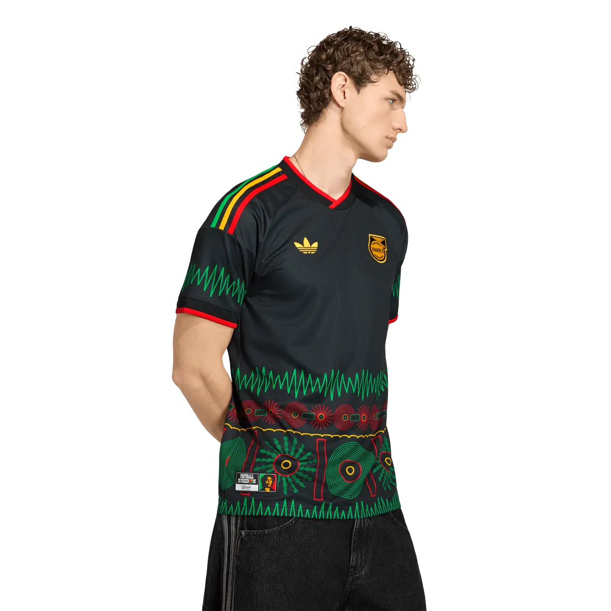 Jamaika Herrenfußballshirt Away Jersey 2026, Bob Marley Auswärtstrikot mit Climacool für Spiel und Fanmomente - Image 7