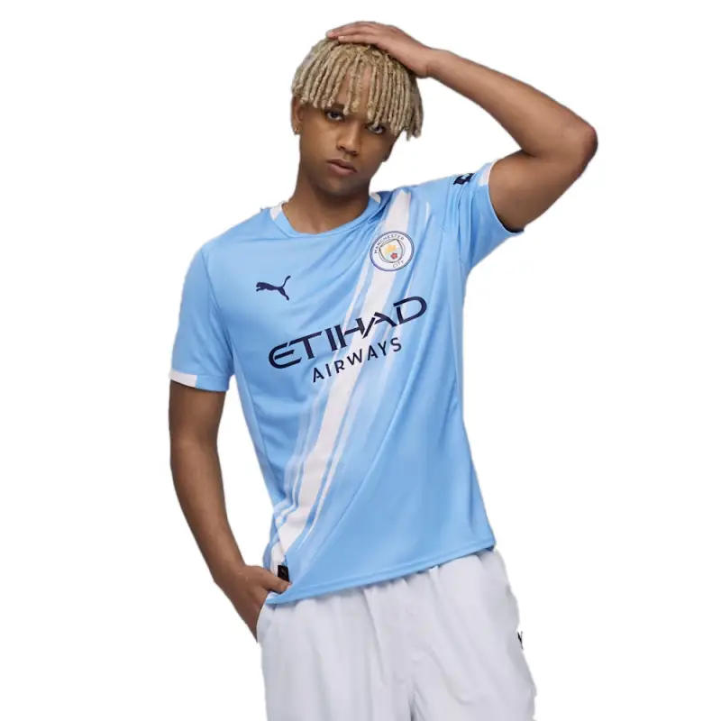 Manchester City Home Jersey Replica Kids 25/26 - Image 3