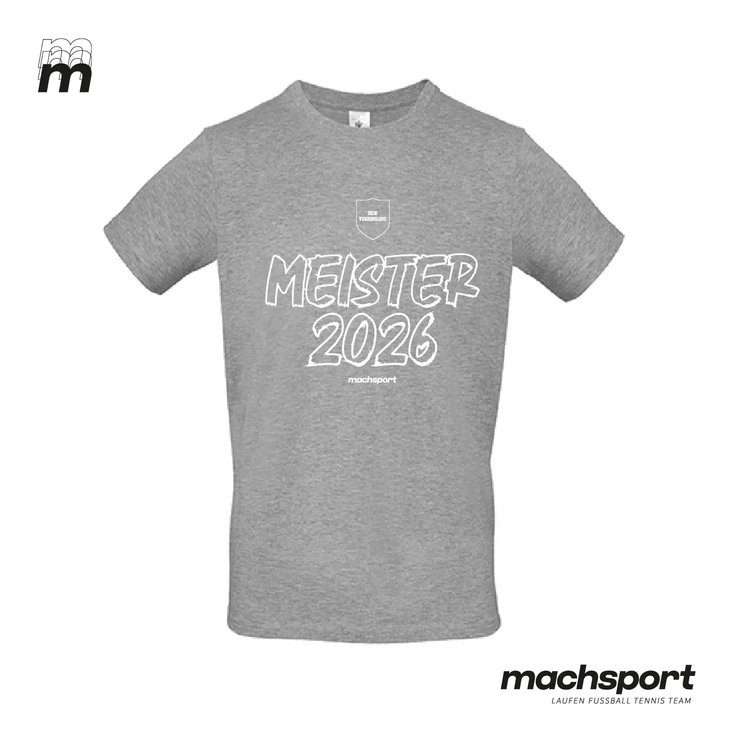 Meistershirt Dynamic grau