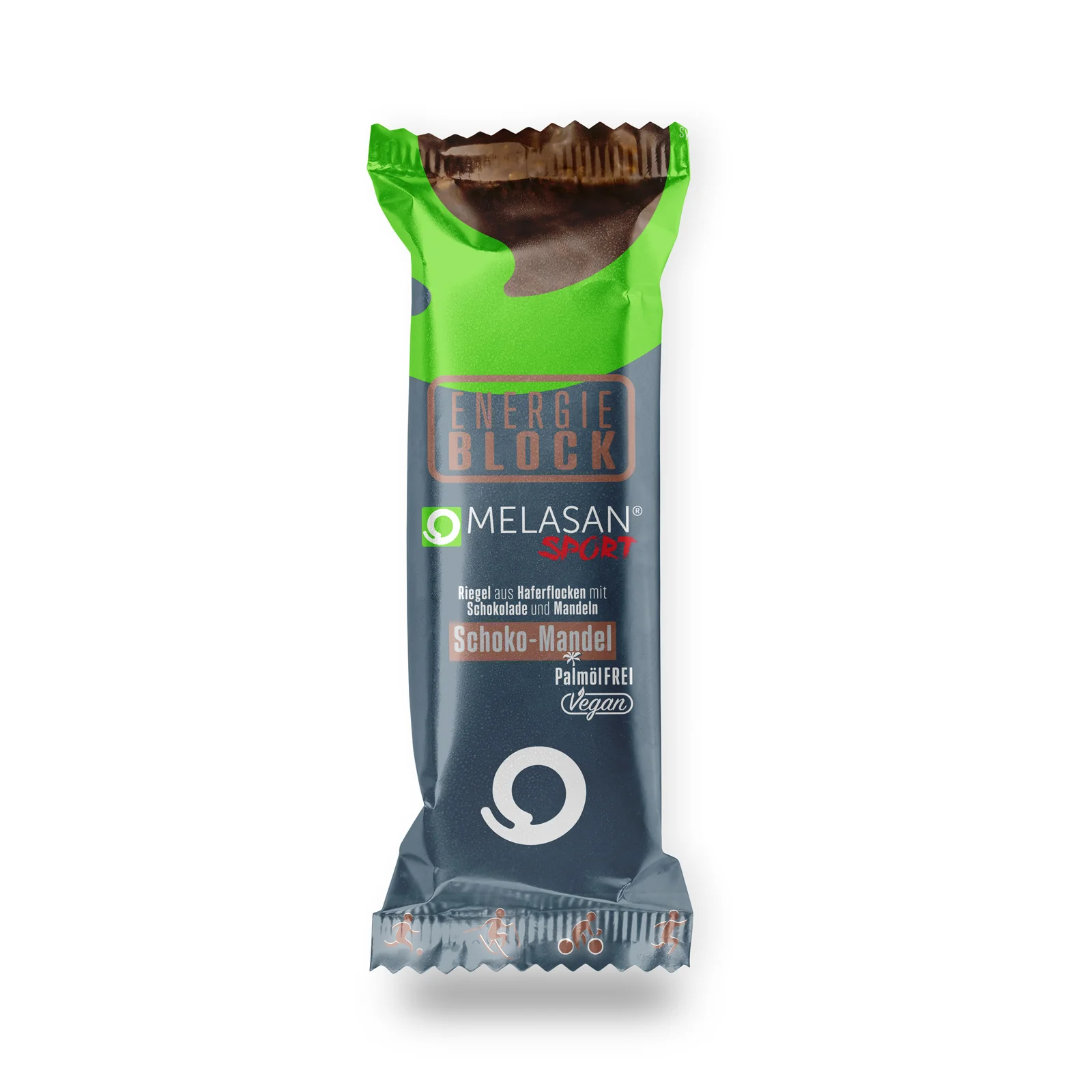 Melasan Sportriegel Energie Block Schoko-Mandel 65g