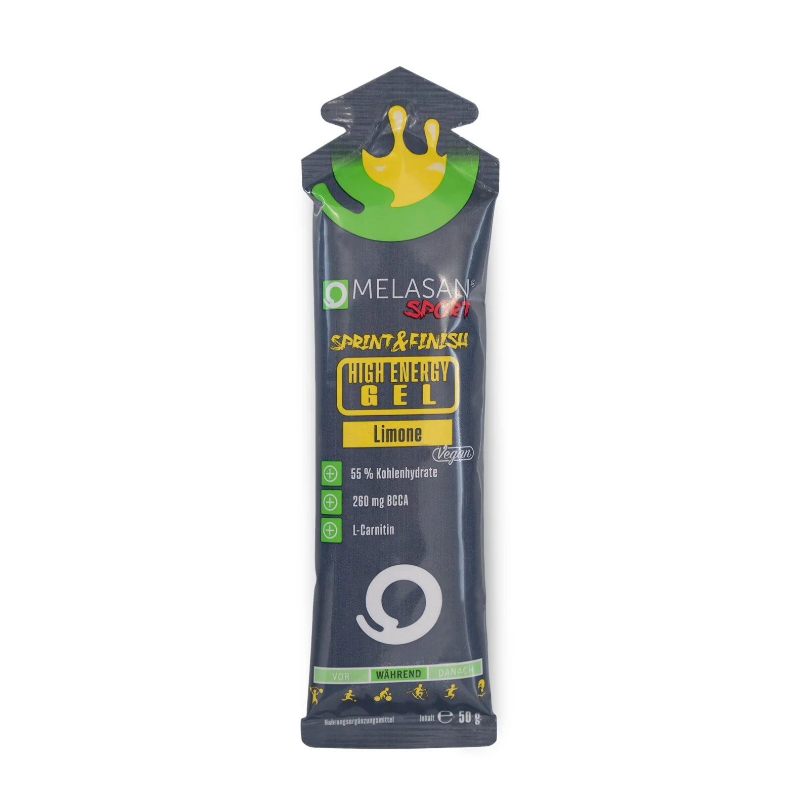 Melasan Sportgel High Energy Gel Limone 50g