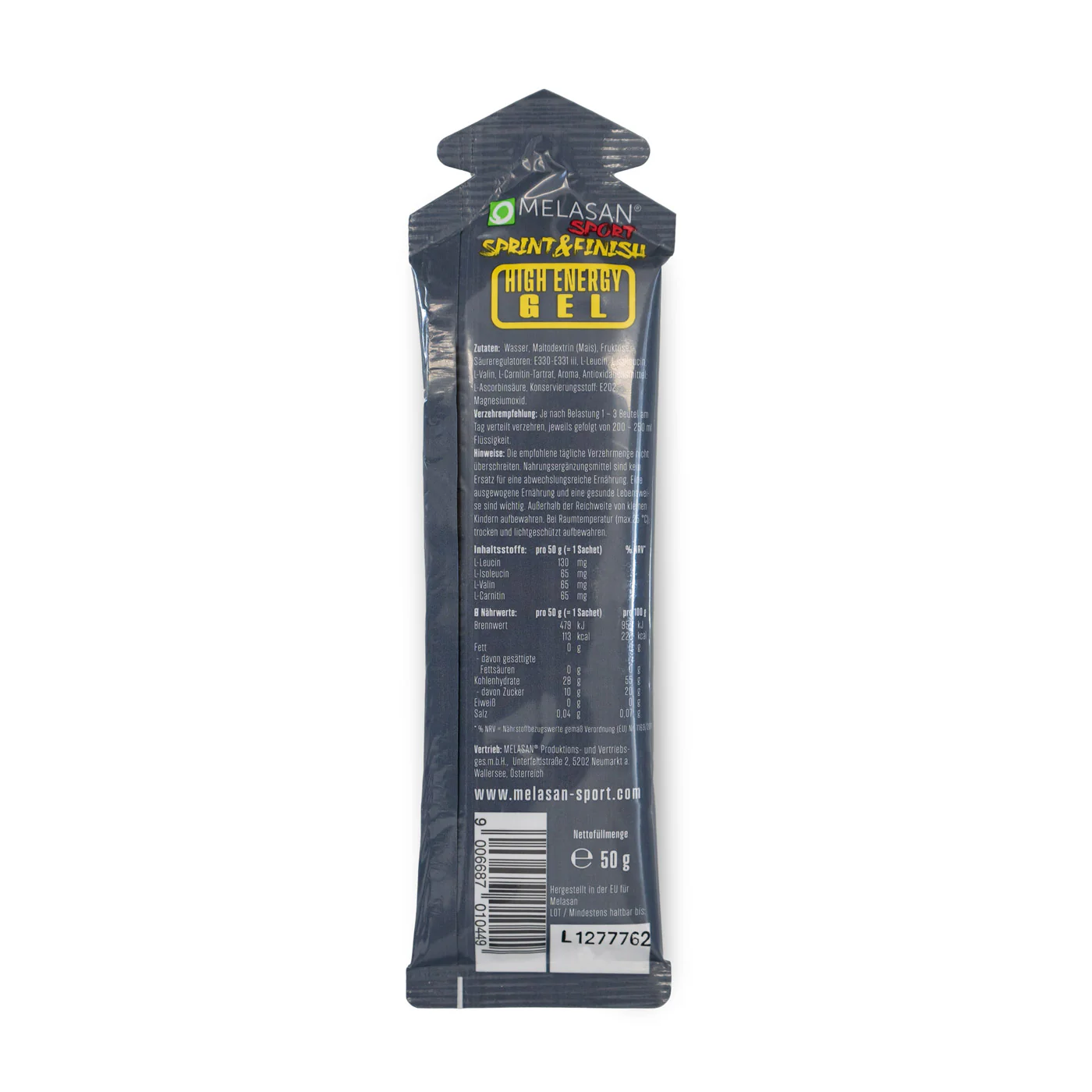 Melasan Sportgel High Energy Gel Limone 50g - Image 2