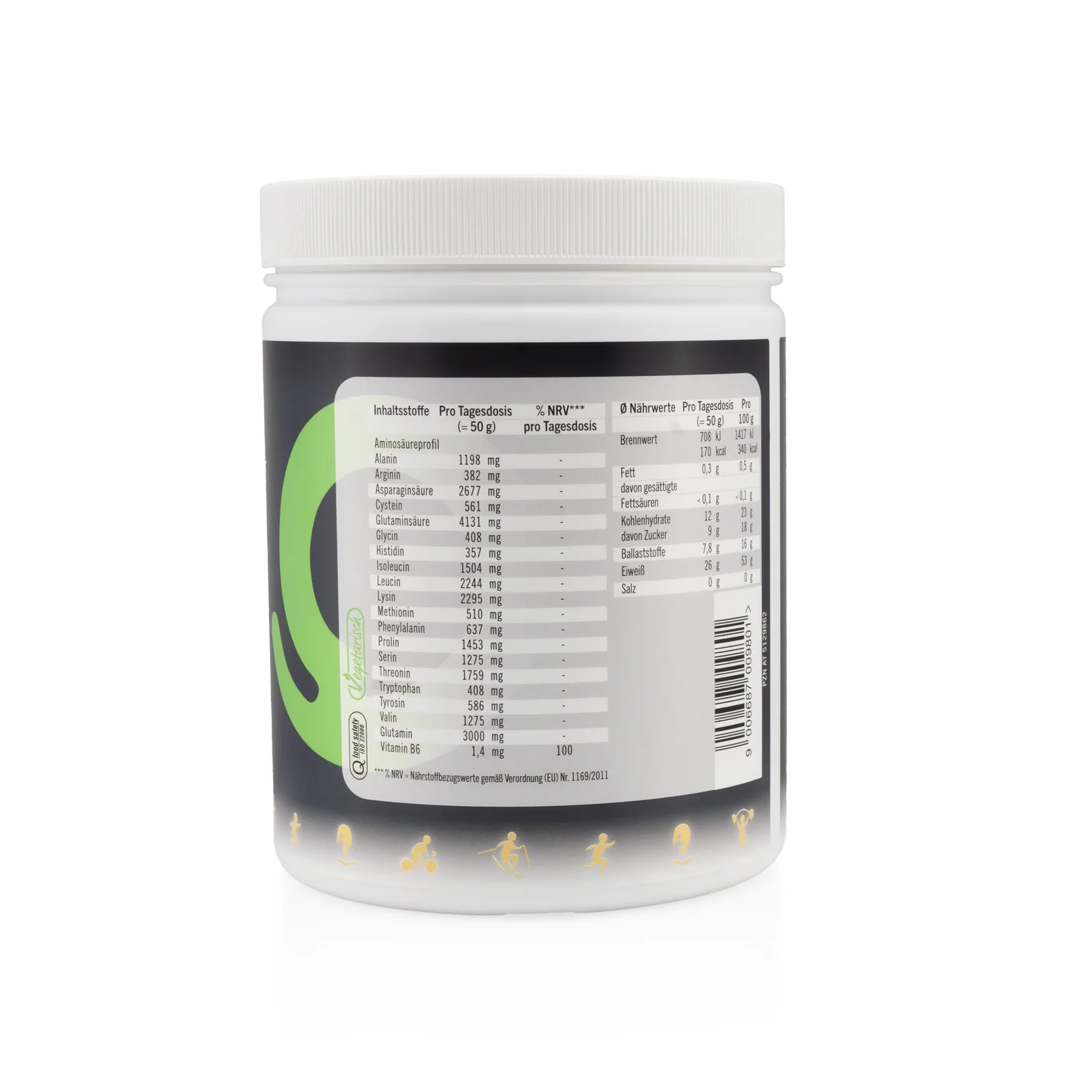Melasan Sportgetränk Recovery Drink Vanille 650g - Image 2
