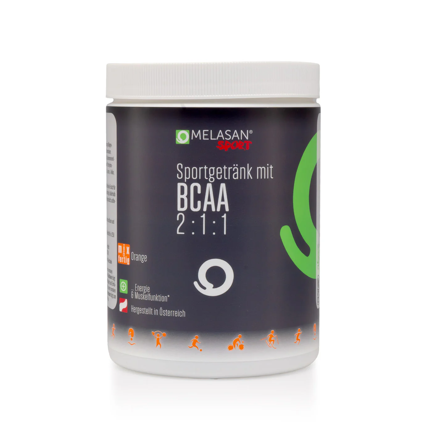 Melasan Sportgetränk BCAA orange 670g - Image 2