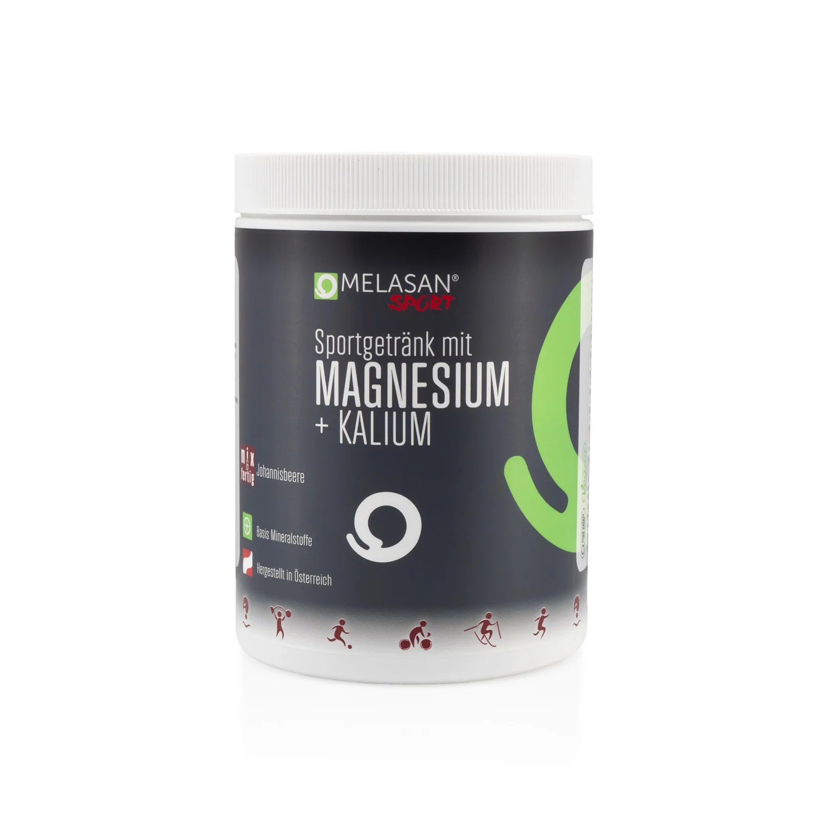 Melasan Sportgetränk Magnesium + Kalium Johannisbeere
