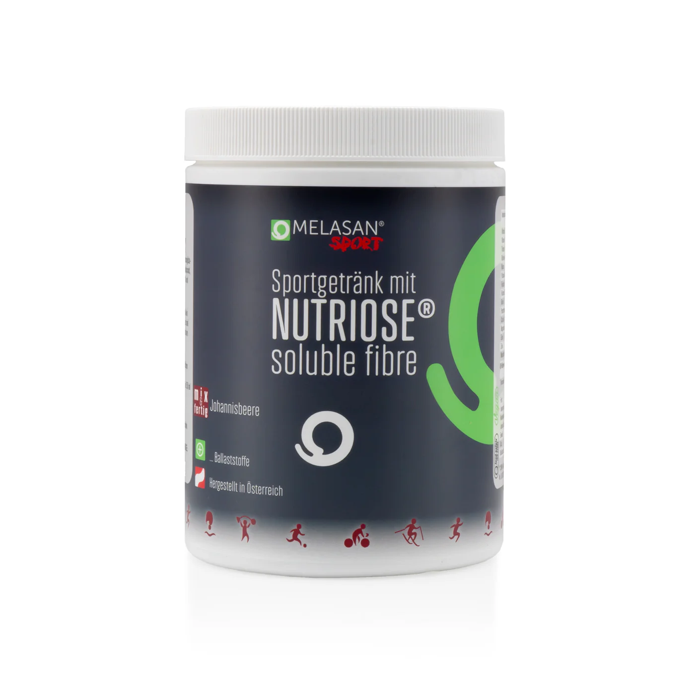 Melasan Sportgetränk Nutriose Johannisbeere 640g